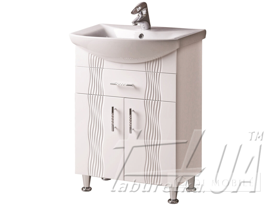 Dulăpior de baie cu lavoar 65 "Aqua"