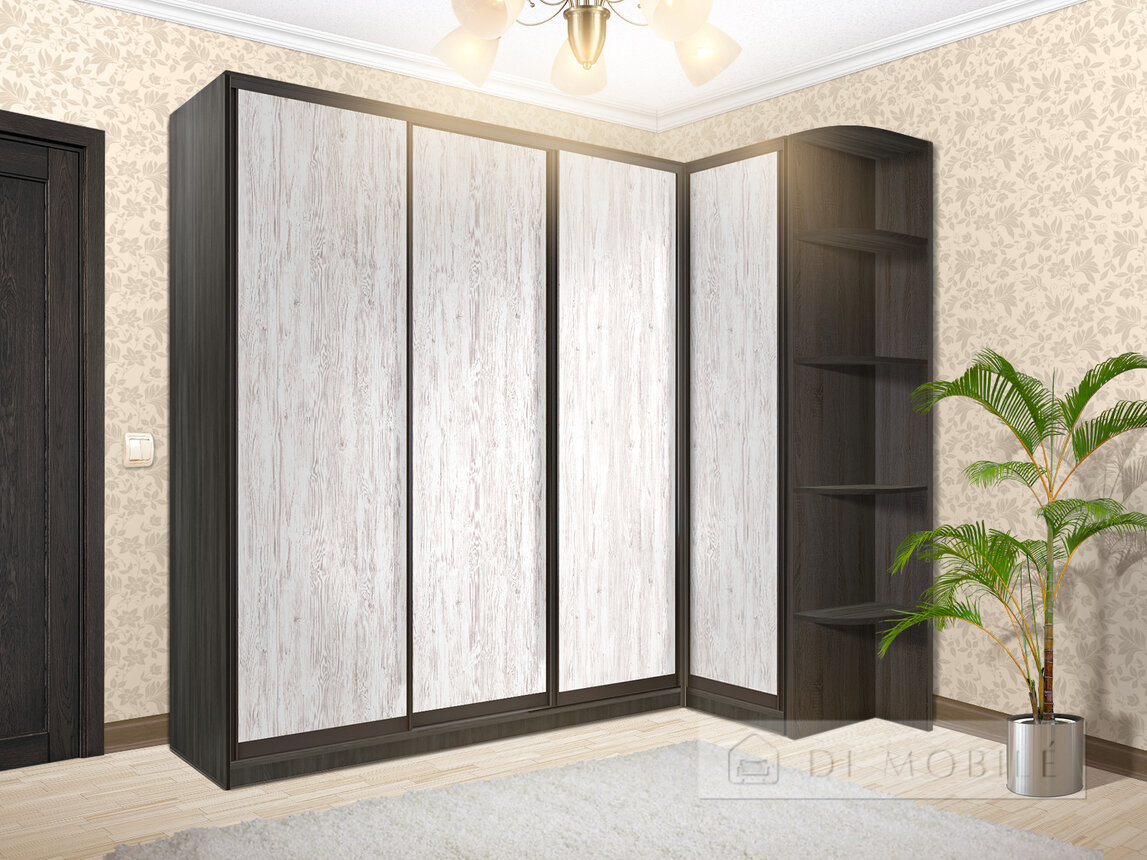 Secțiunea UNI 1200 mm până la dulapul de colț "Loft / Loft"