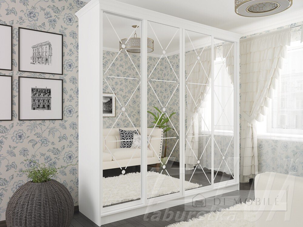 Cabinet coupe "Rome Venetiano" 2400 mm cu 4 uşi
