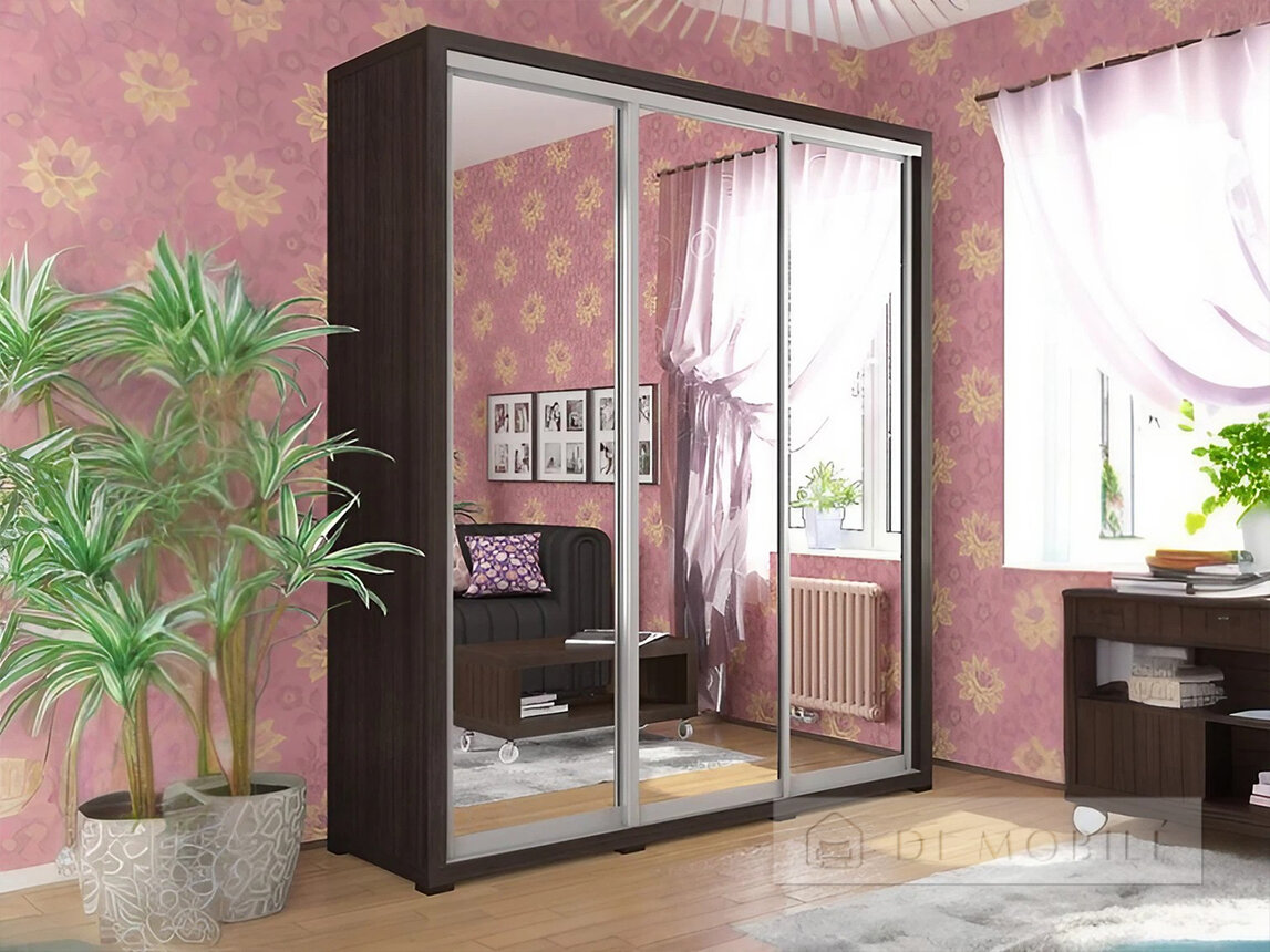 Шкаф купе "Домино" 1774 мм 3-дверный