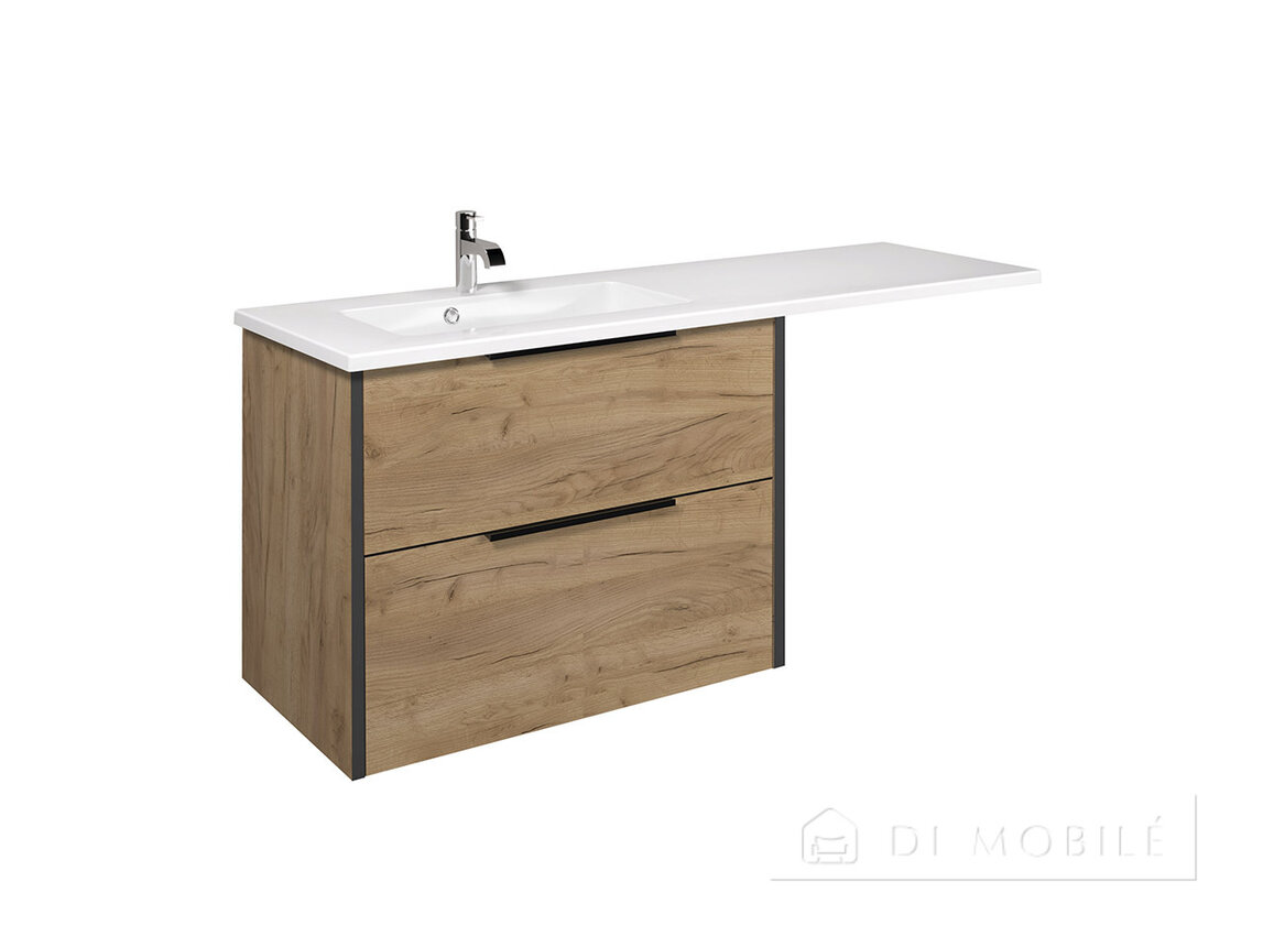 Тумба подвесная с крылом "Line Craft 80-A ADAM 140"