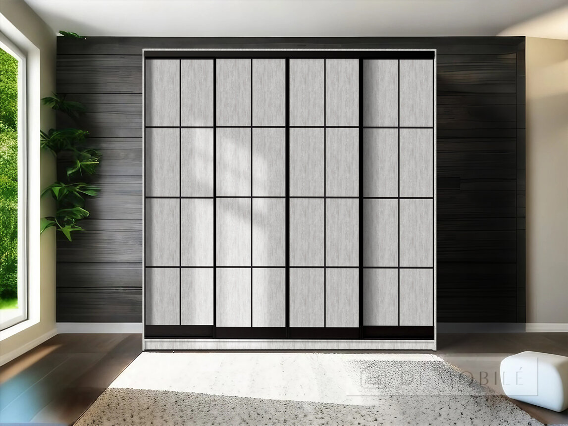 Dulap "Loft / Loft" cu linii fatade 2630 mm