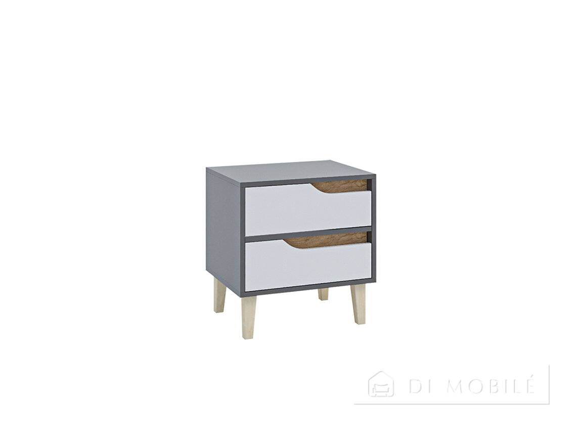 Тумба прикроватная 2Ш "Wood"