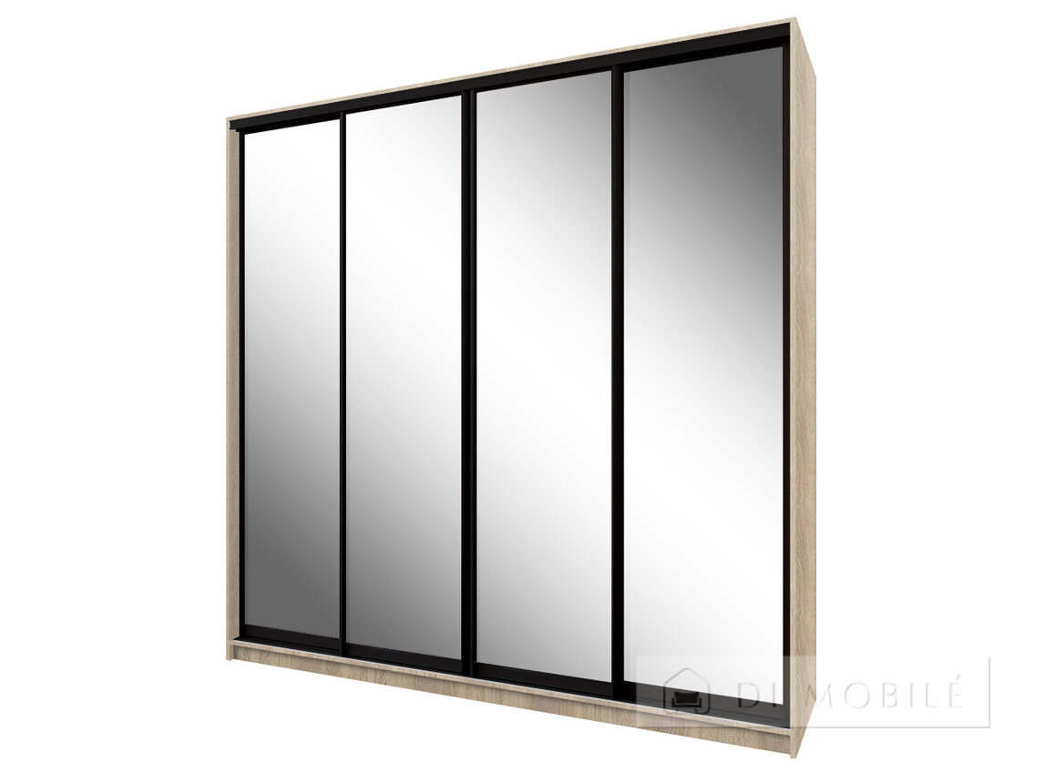 Dulap "Standard" 2400 mm cu 4 uşi BL