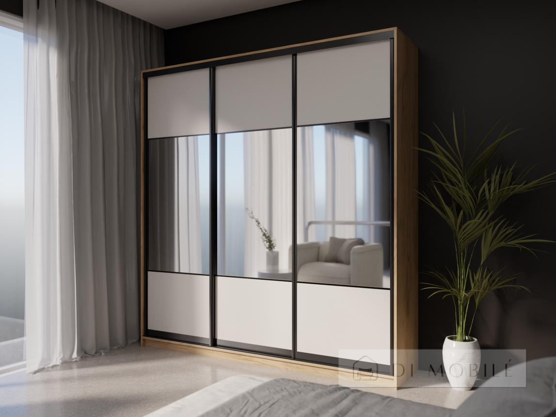 Dulap cu două uşi "E-Line" ShK 3.1 2000 mm