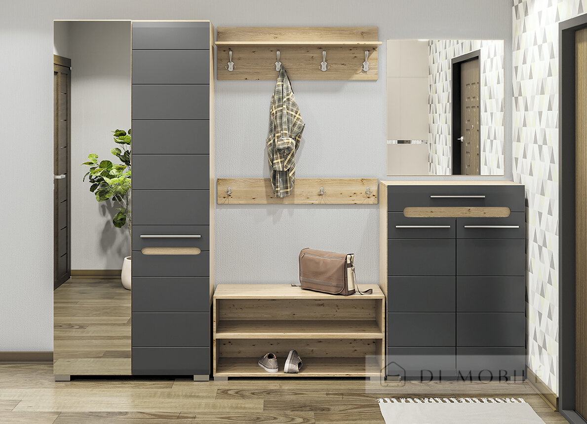 Mobilier pentru hol „Bianco”