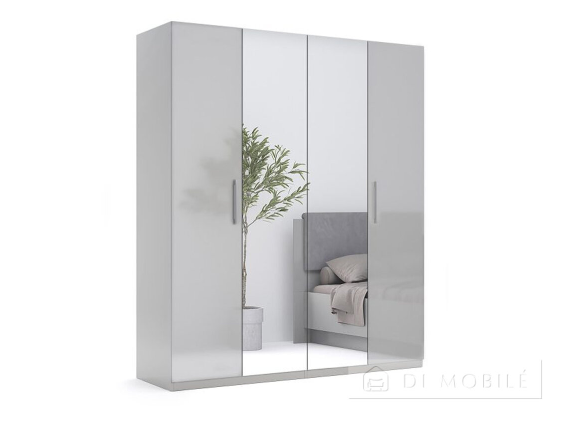 Распашный шкаф с зеркалом "Megy | Меги" 4дв серия H