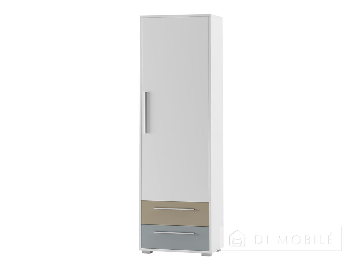 Dulăpior vertical cu 1 ușă și 2 sertare „Twist”