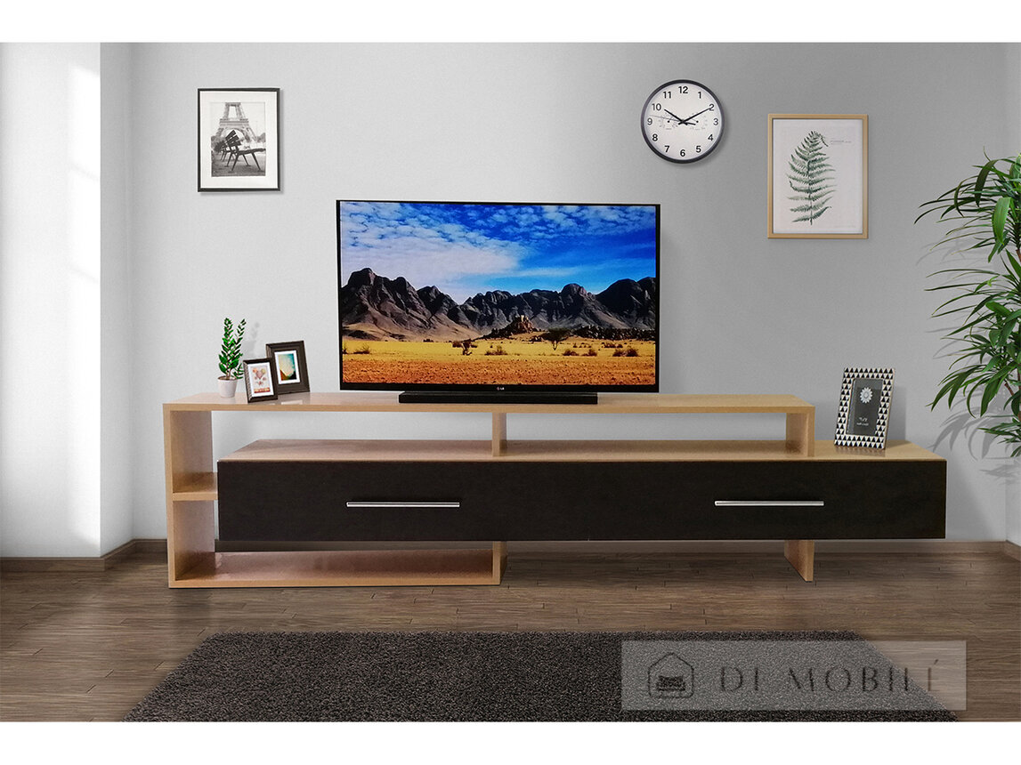 Витрина "ТВ-10" (дуб сонома/венге)