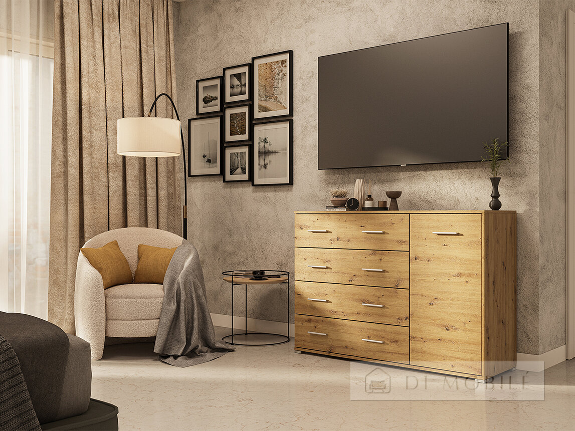 Комод "Рибас" 1Д 4Ш