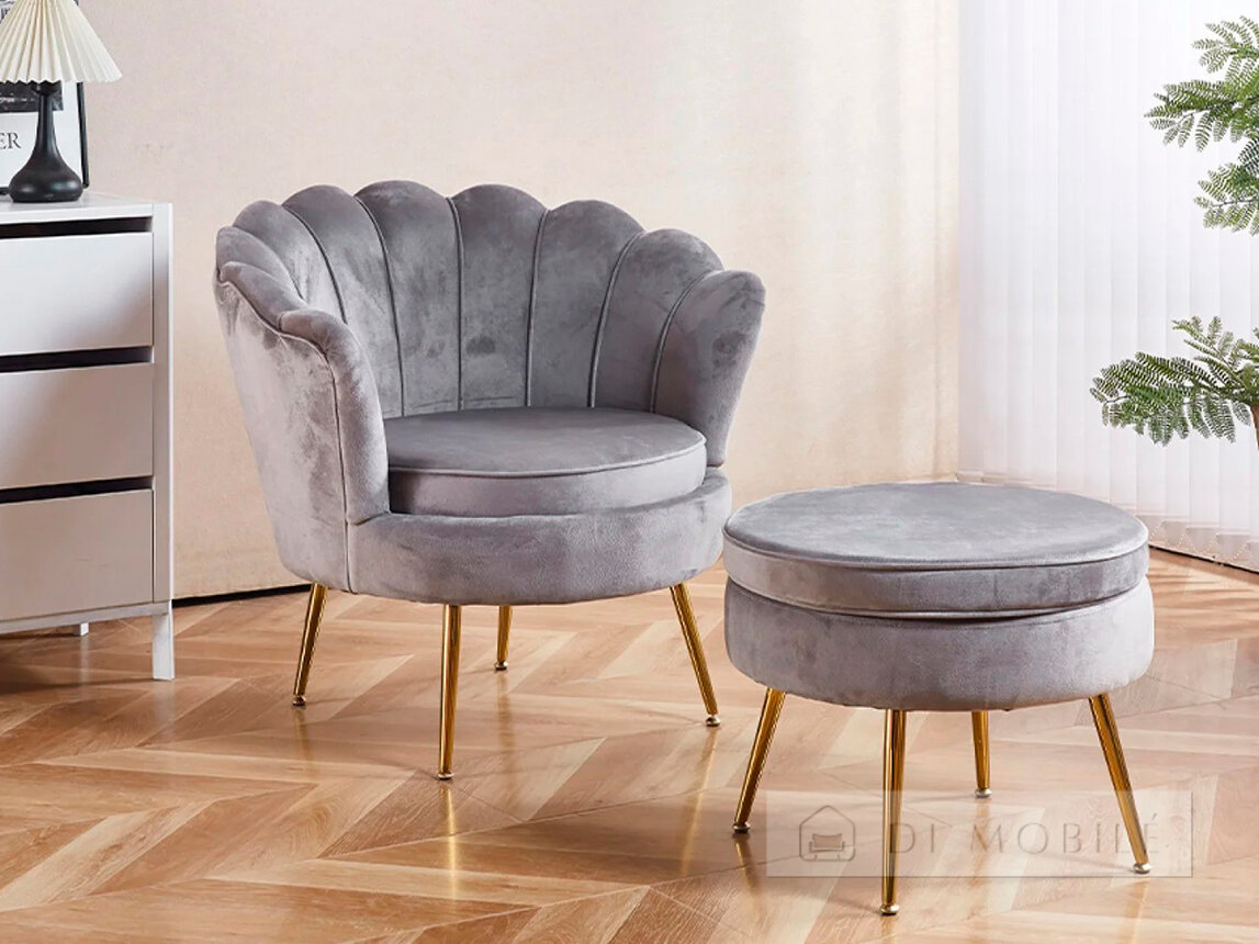 Кресло с пуфом "KJL214"