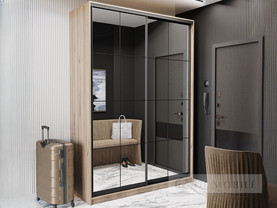 Dulap "Loft / Loft" cu linii fatade 1400 mm