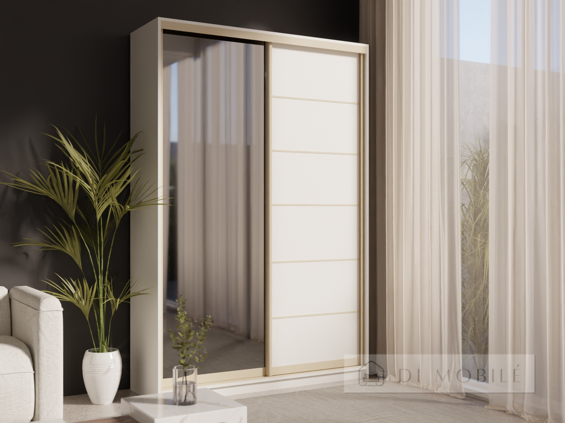 Dulap "E-Line" ShK 2.1 1400 mm cu bar / microlift și rafturi