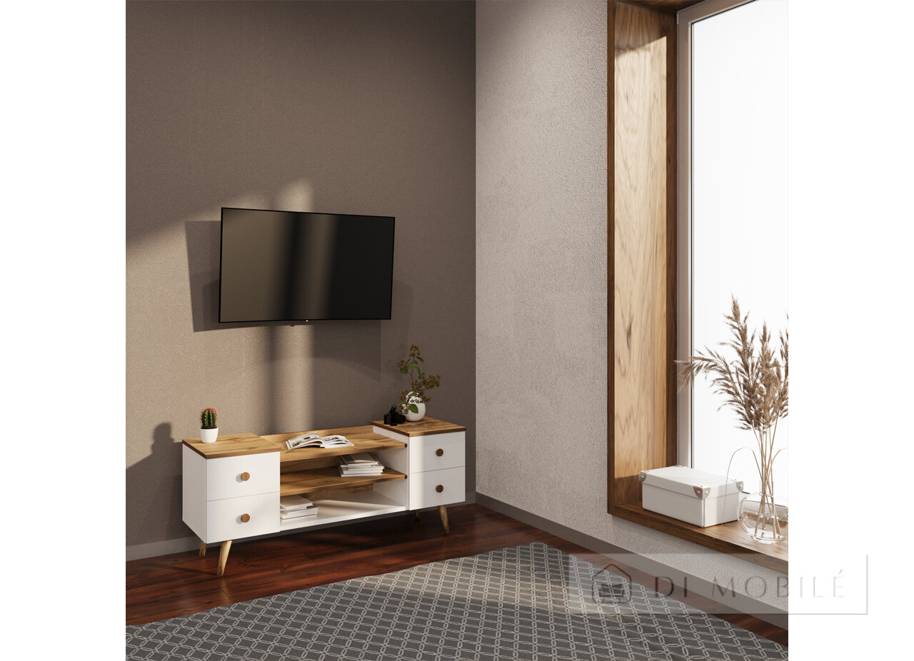 Тумба ТВ ″Сканди″, открытая Тумба ТВ ″Сканди″, открытая