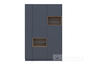 Cabinet de îmbrăcăminte cu nișă și raft "Dale" 2 chipboard