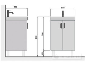 Ideea 55-U Rider-55 chiuvetă