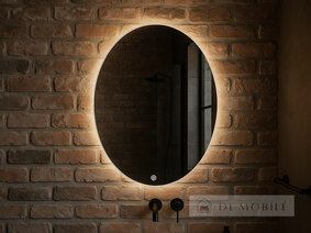 Зеркало овальное с фоновой подсветкой