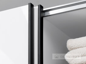 Closet "Mila" 1.5x2.1m usi Gloss White / Mirror