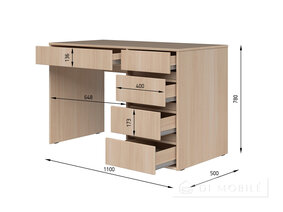 Tabel scris "SP7" fatada MDF