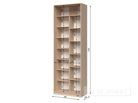 Шкаф-купе двухдверный "E-Line" ШК.1.2 900 мм