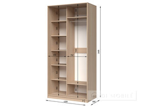 Dulap "E-Line" SHK.1.1 1200 mm cu bar / microlift și rafturi