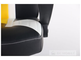Fotoliu „VR Racer Dexter Jolt” (negru/galben)