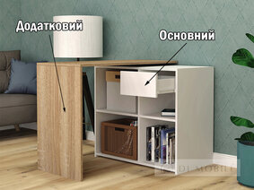 Стол-стеллаж трансформер "Ника" 28