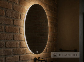 Зеркало овальное с фоновой подсветкой