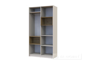 Dulap pentru haine cu nișă "Dale" 2 chipboard