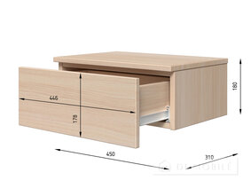 Тумба прикроватная ТП2