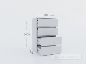 Комод К 1000/600/4Ш "Идея"