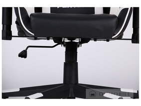 Fotoliu „VR Racer Dexter Laser” (negru/alb)