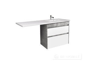 Подвесная тумба с крылом "Polo Loft 80-U ADAM 140"