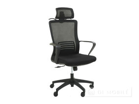 Scaun calculator "Ultra Stil Grid negru"