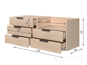 Tumba suspensie TP9 fatada MDF