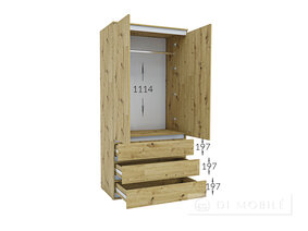 Шкаф 1000/2100/570 "Идея"