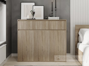 Comodă 6 sertare (3+3) „Light”