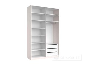 Шкаф-купе "Лори" 1,5х2,4м дверь глянец кашемир