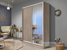 Dulap cu două uşi "E-Line" ShK 2.2 1700 mm cu rafturi