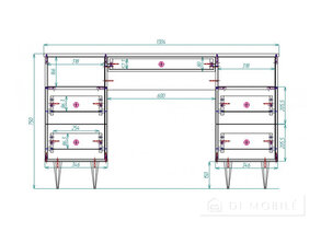 Стол письменный "Сканди"