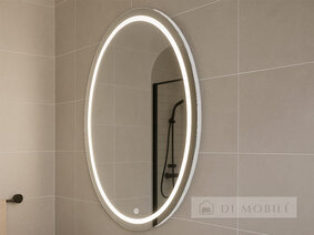 Зеркало овальное с фронтальной подсветкой