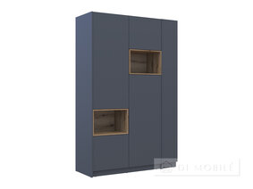 Cabinet de îmbrăcăminte cu nișă și raft "Dale" 2 chipboard
