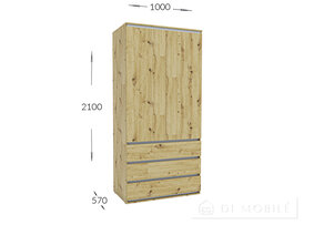 Шкаф 1000/2100/570 "Идея"