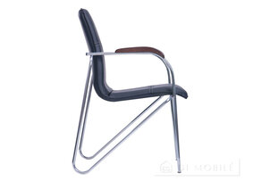 Scaun negru de plastic Joy