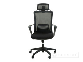 Scaun calculator "Ultra Stil Grid negru"