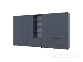 Dulap pentru haine "Gelar" 4 + 4 DSP cu cutie de creioane