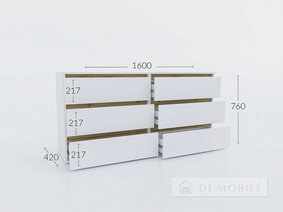 Комод К 760/1600/2 (3Ш) "Идея"