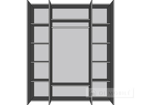 Dulap cu 4 uși „Maria”