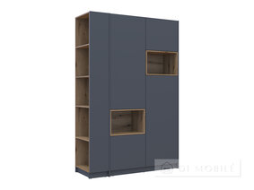 Cabinet de îmbrăcăminte cu nișă și raft "Dale" 2 chipboard