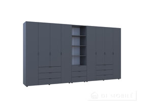 Dulap pentru haine "Gelar" 4 + 4 DSP cu cutie de creioane